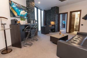 Спа-отель NEMO Hotel Resort & SPA. Люкс двухместный люкс панорамный, двухкомнатный с видом на море +1 3