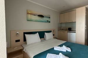 Апарт-отель Посейдон. Апартаменты двухместный с видом на море балконом 5